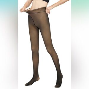 Thermal Pantyhose Fake Translucent Tights Opaque Warm High Waisted